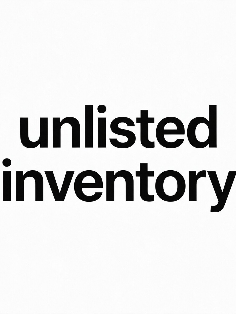 Unlisted For Live Show